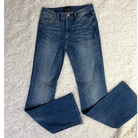 White House Black Market Slim‎ Boot Mid-Rise Everyday Soft Jeans 2 - Picture 1 of 6